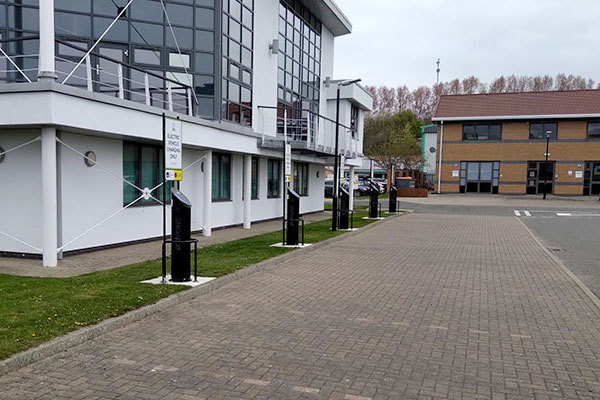 Electric Car Charger Installation at Business Innovation Centre, Sunderland